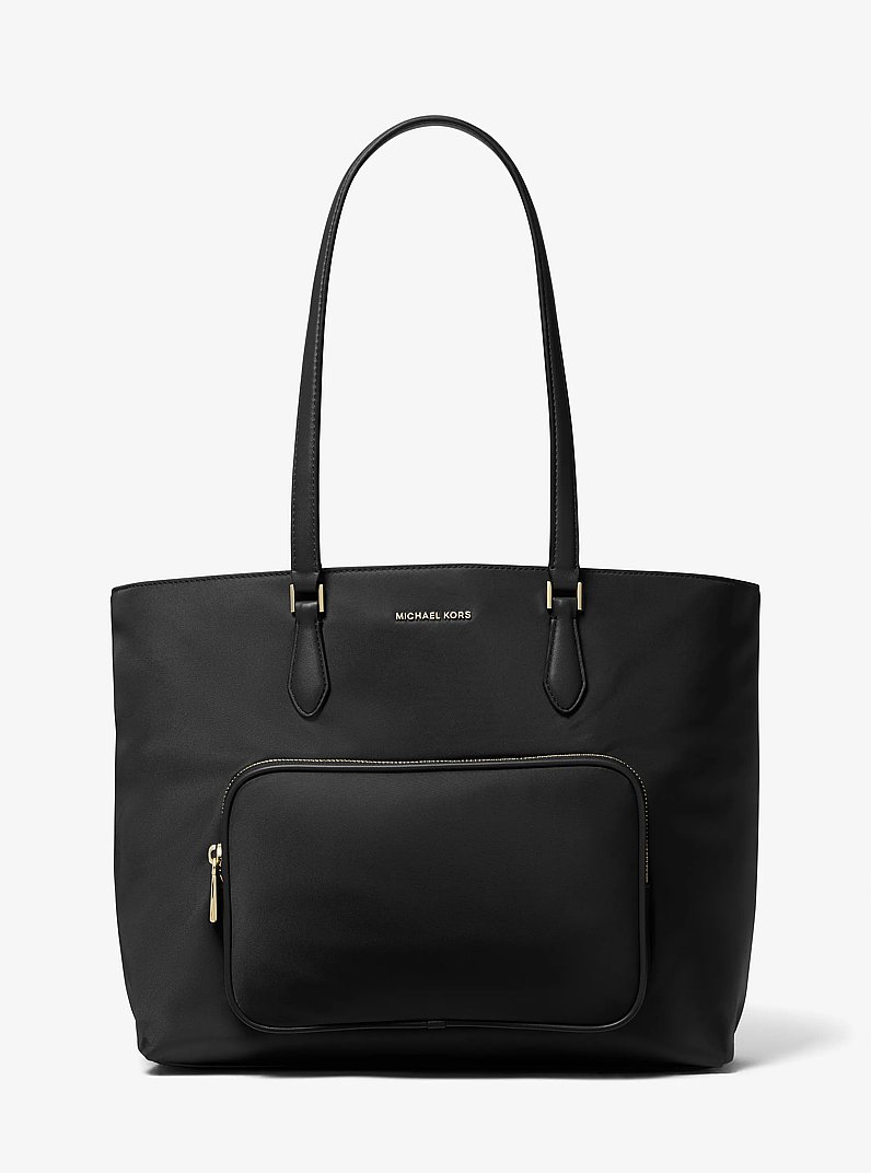 Cara Large Nylon Tote Bag in BLACK | Michael Kors