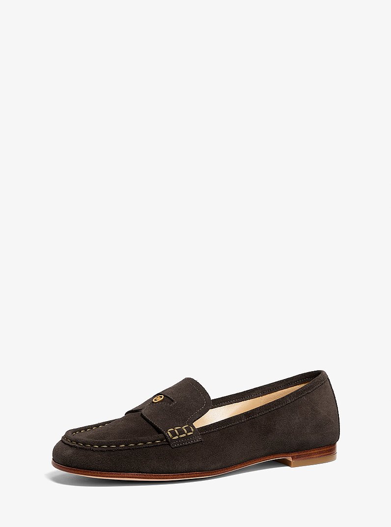 Jennings Suede Loafer in CHOCOLATE | Michael Kors