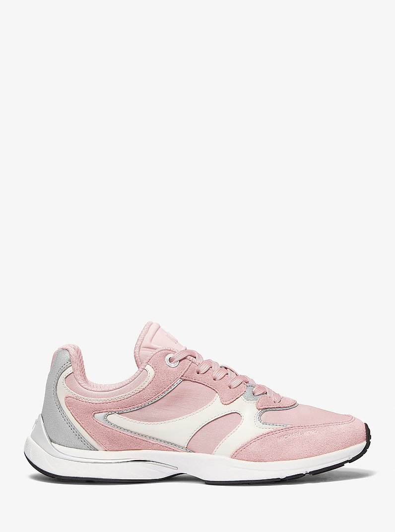 Sneaker Riley aus Materialmix in RAUCHROSA | Michael Kors