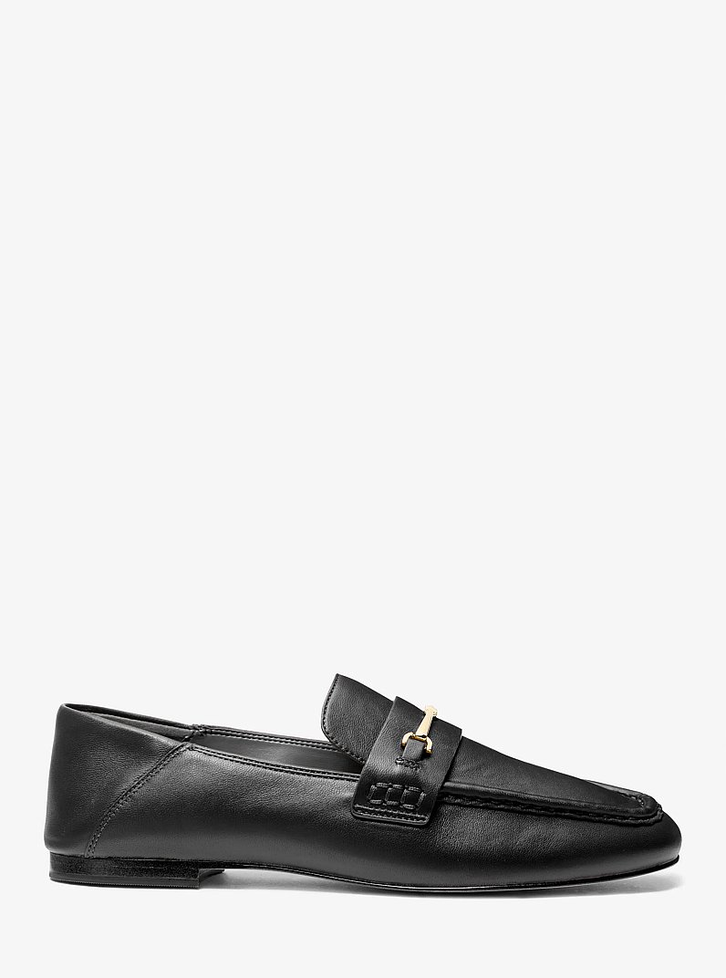 Mocassin Lena en cuir in NOIR | Michael Kors