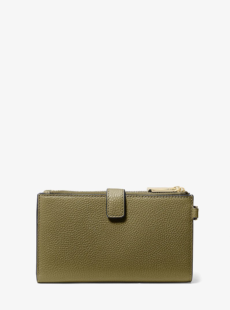 Adele Leather Smartphone Wallet in SAFARI GREEN | Michael Kors
