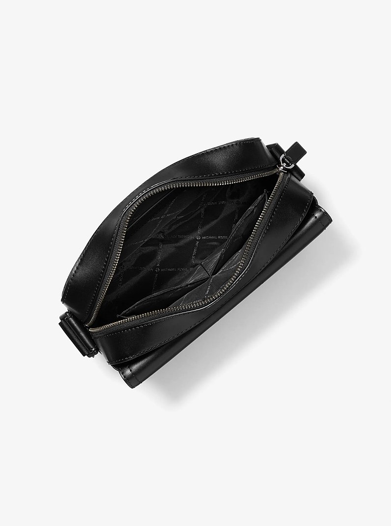 Cooper Medium Signature Logo Camera Bag in BLACK - Sale | Michael
