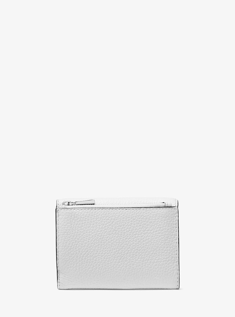 Bryant Medium Pebbled Leather Wallet in OPTIC WHITE | Michael Kors