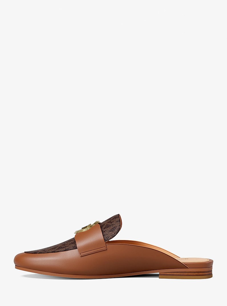 Mule Mckenzie aus Logostoff und Leder in BRAUN/LUGGAGE | Michael Kors