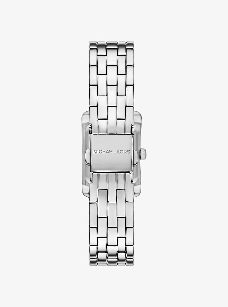 Montre miniature Monroe de ton argent &agrave; pav&eacute; in ARGENT | Michael Kors