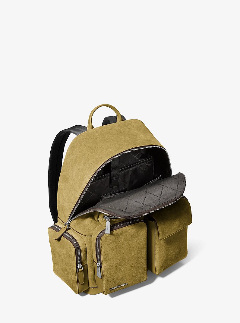 Sac &agrave; dos cargo Dakota en daim in PISTACHE | Michael Kors
