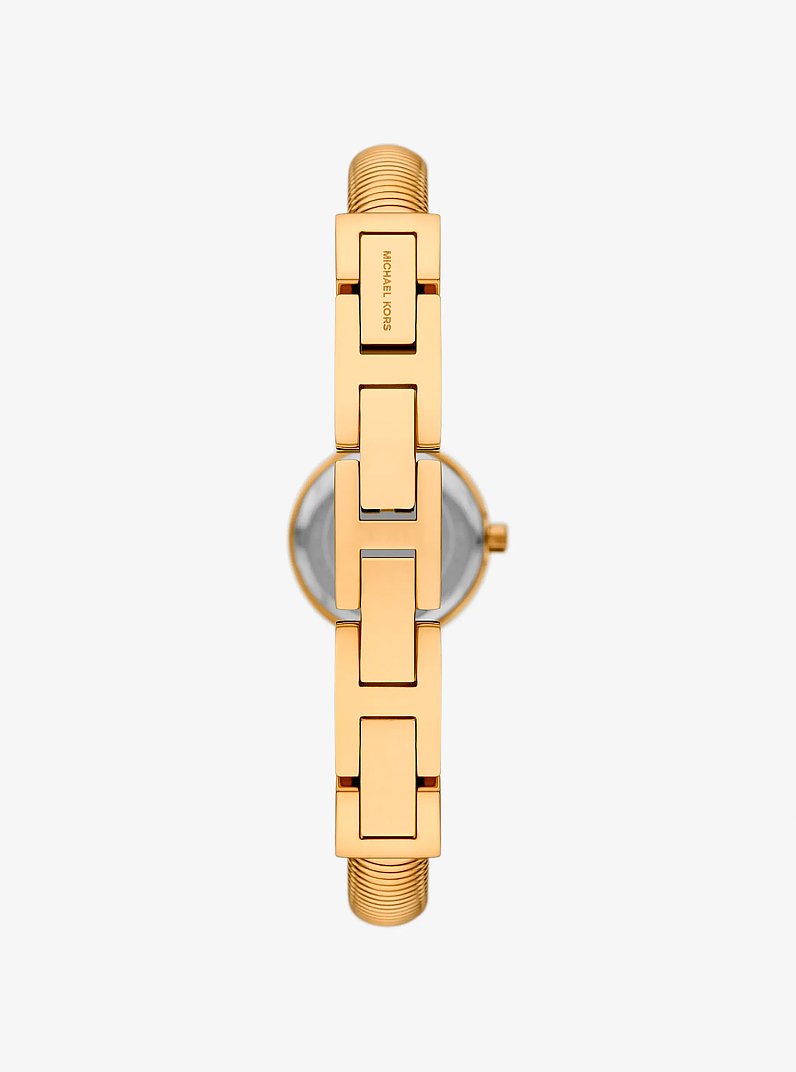 Mini Gramercy Gold-Tone Watch in GOLD | Michael Kors