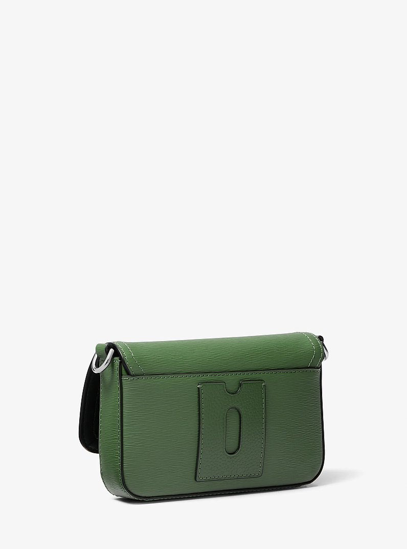 Bandolera Hudson de piel texturizada