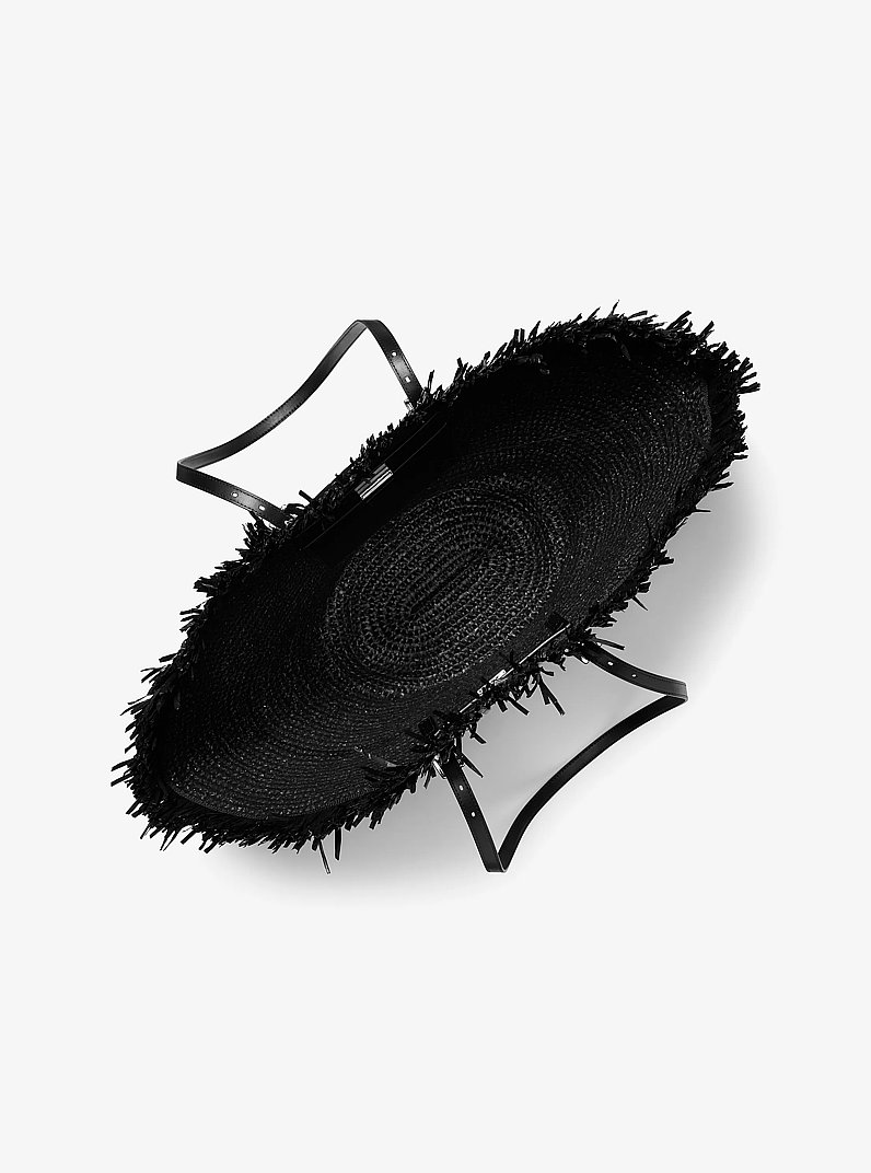 Handgeh&auml;kelter Shopper Isa Large in SCHWARZ/SCHWARZ | Michael Kors