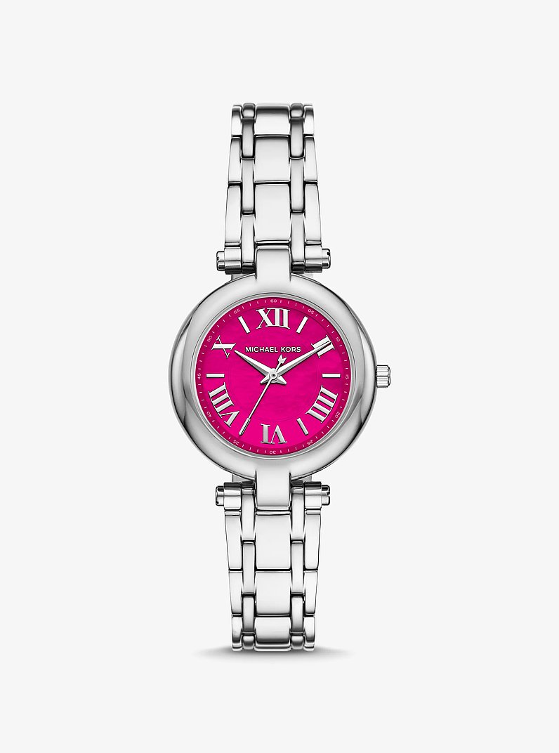 Reloj Laney mini en tono plateado in PITAYA | Michael Kors