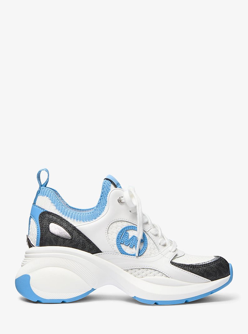 Zuma Mixed-Media Trainer in STH PACIFIC | Michael Kors