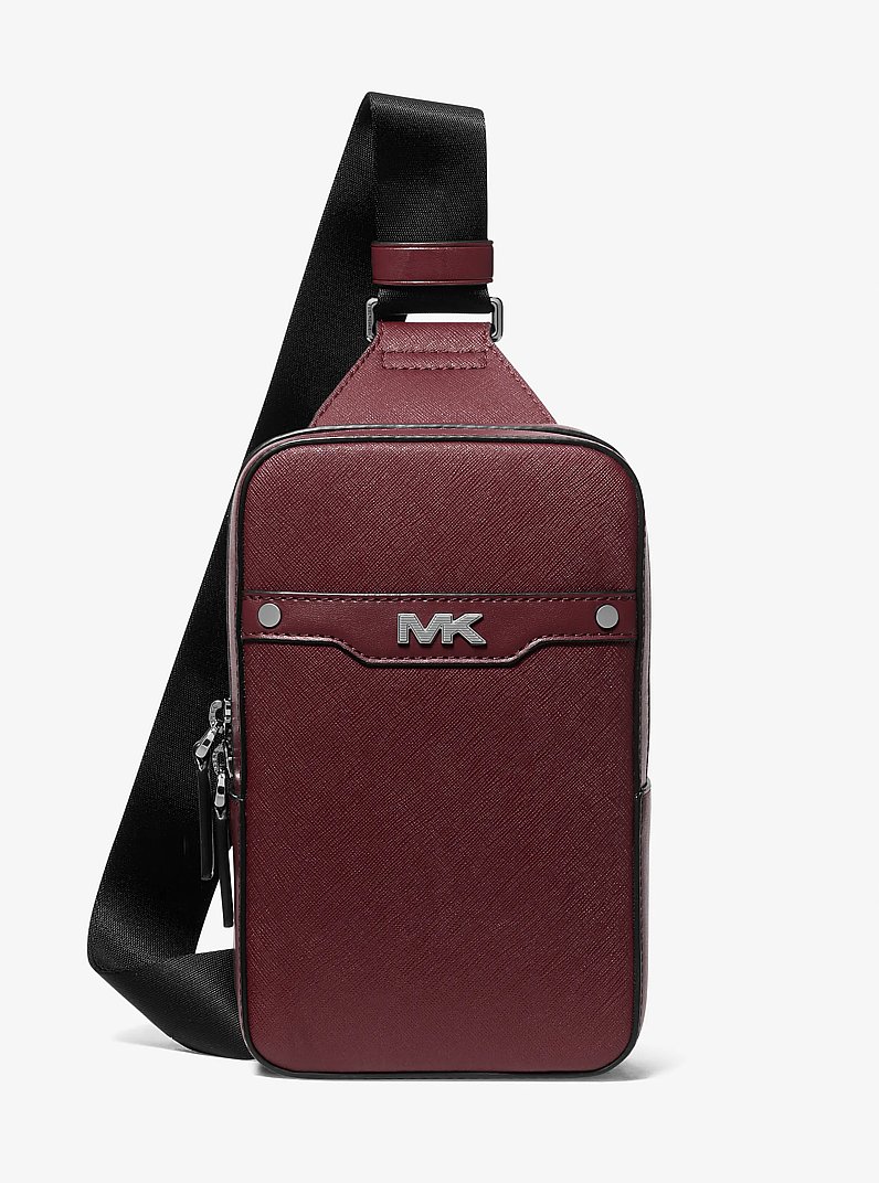 Rivington Leather Sling Pack in OLIVE - Sale | Michael Kors [US]