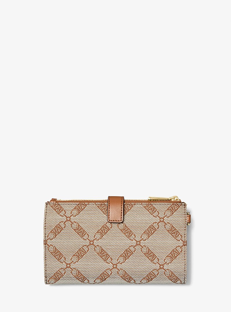 Smartphone-Brieftasche Adele aus Jacquard mit Empire-Logomuster