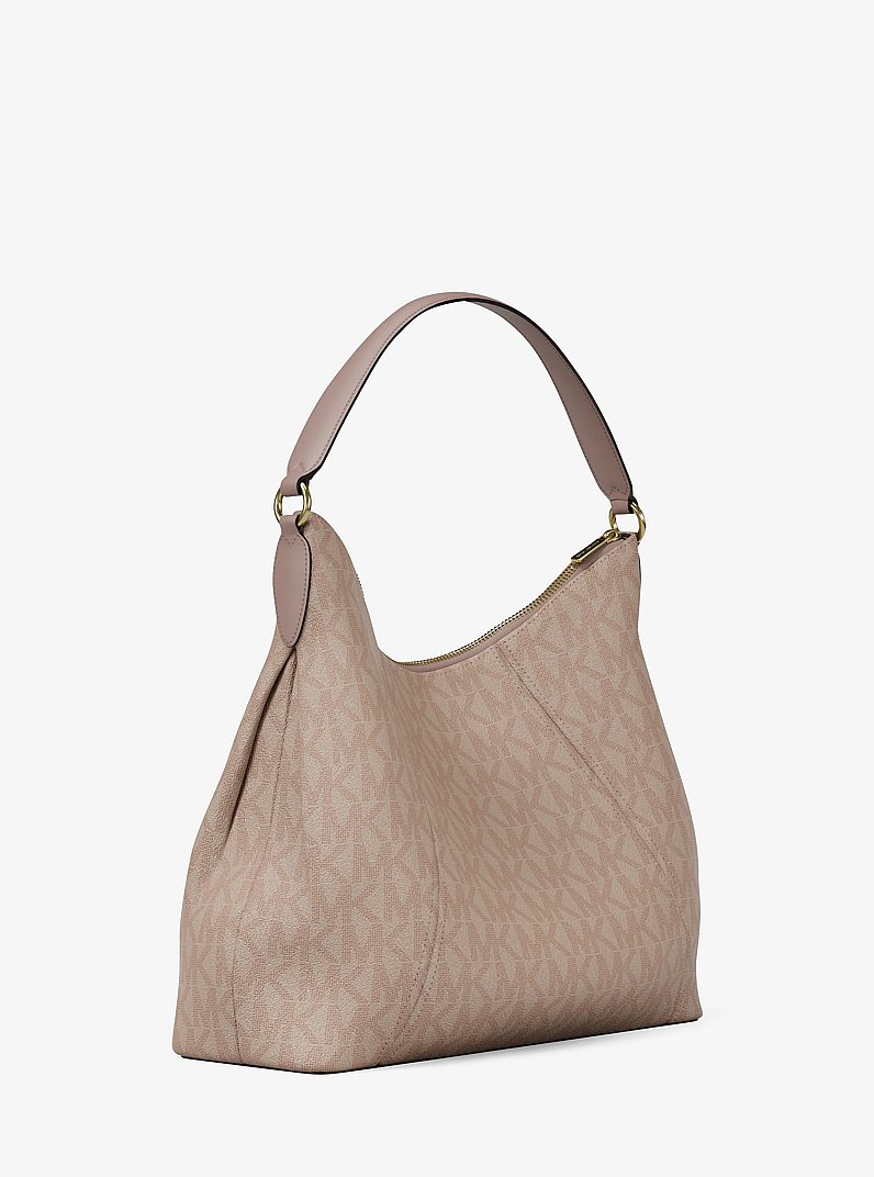 Sienna Large Signature Logo Convertible Shoulder Bag in BALLET | Michael Kors