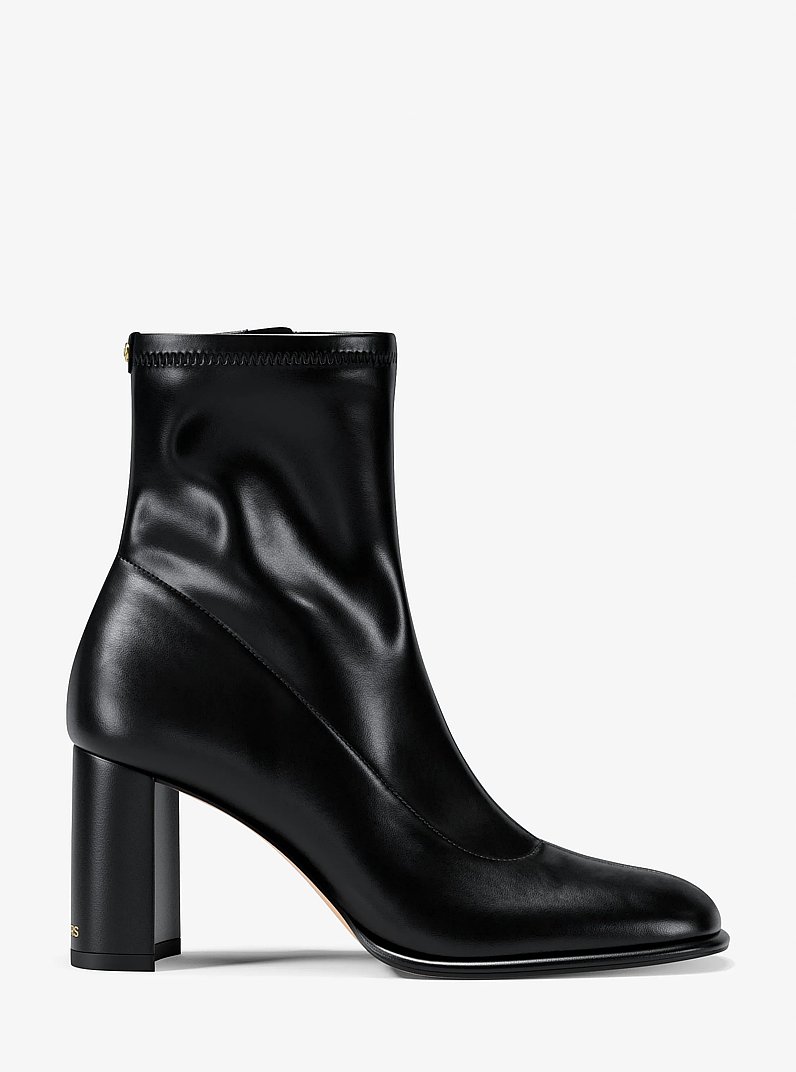 Vienna Block Heel Boot in BLACK | Michael Kors