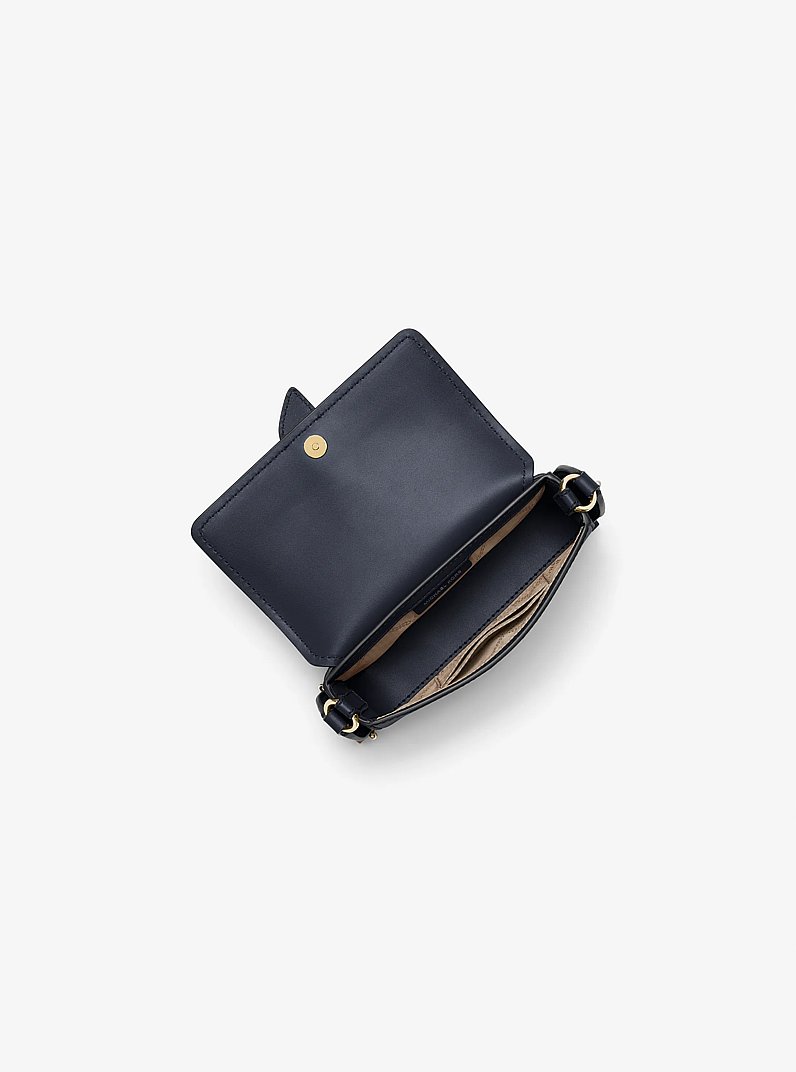 Greenwich Extra-Small Saffiano Leather Sling Crossbody Bag in NAVY | Michael Kors