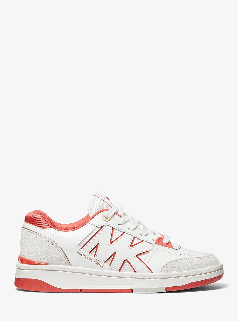 Espadrille Rebel en cuir in CORAIL &Eacute;PIC&Eacute; MULTI | Michael Kors