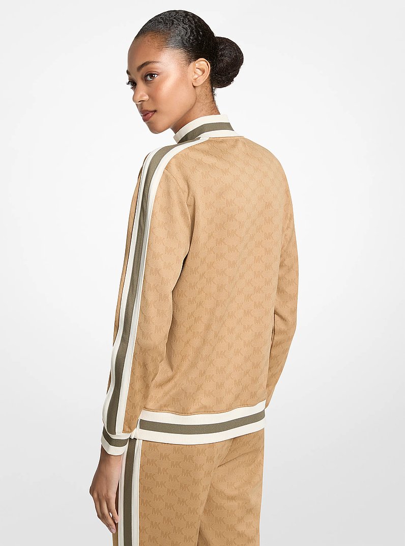 Logo Half-Zip Sweater in TOFFEE | Michael Kors