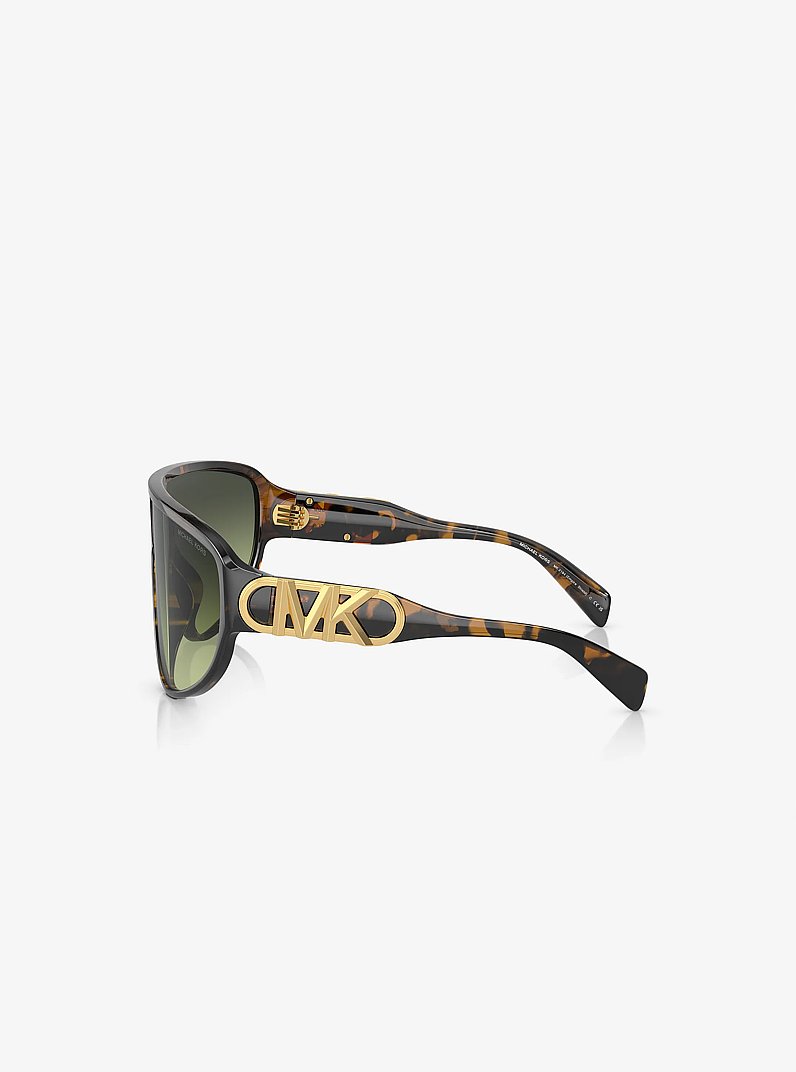 Empire Shield Sunglasses in TORTOISE | Michael Kors