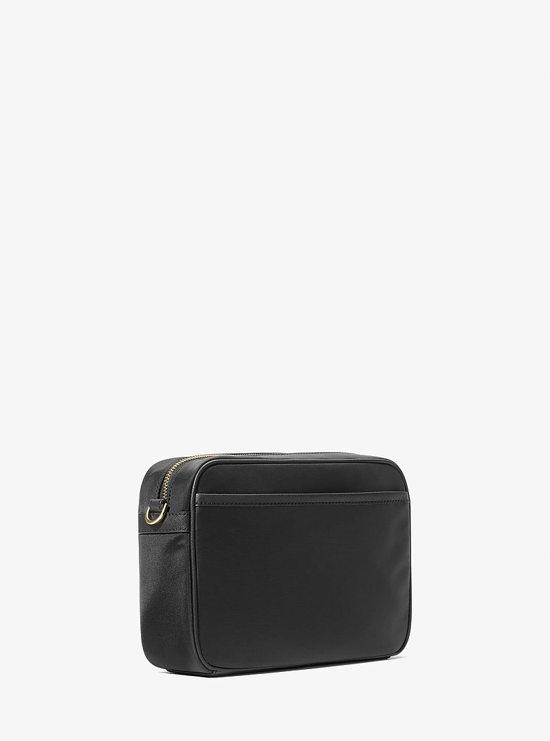 Large Nylon Gabardine Crossbody Bag in BLACK | Michael Kors