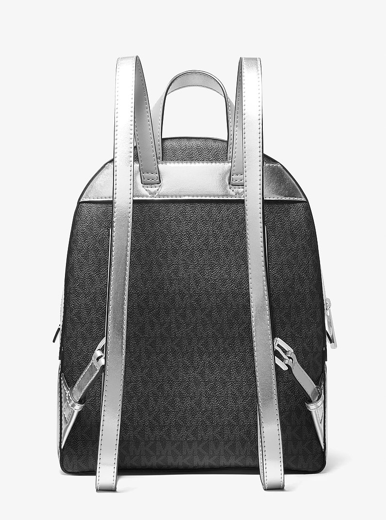 Jaycee Medium Embellished Signature Logo Backpack in BLACK - Sale
