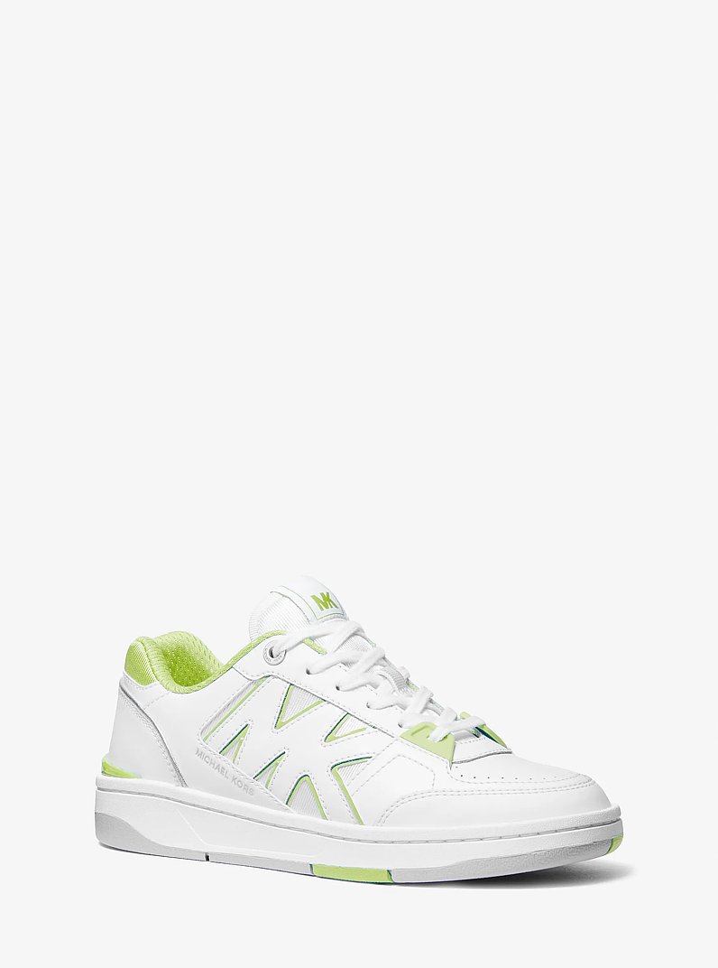 Rebel Leather Sneaker in PEAR MULTI | Michael Kors