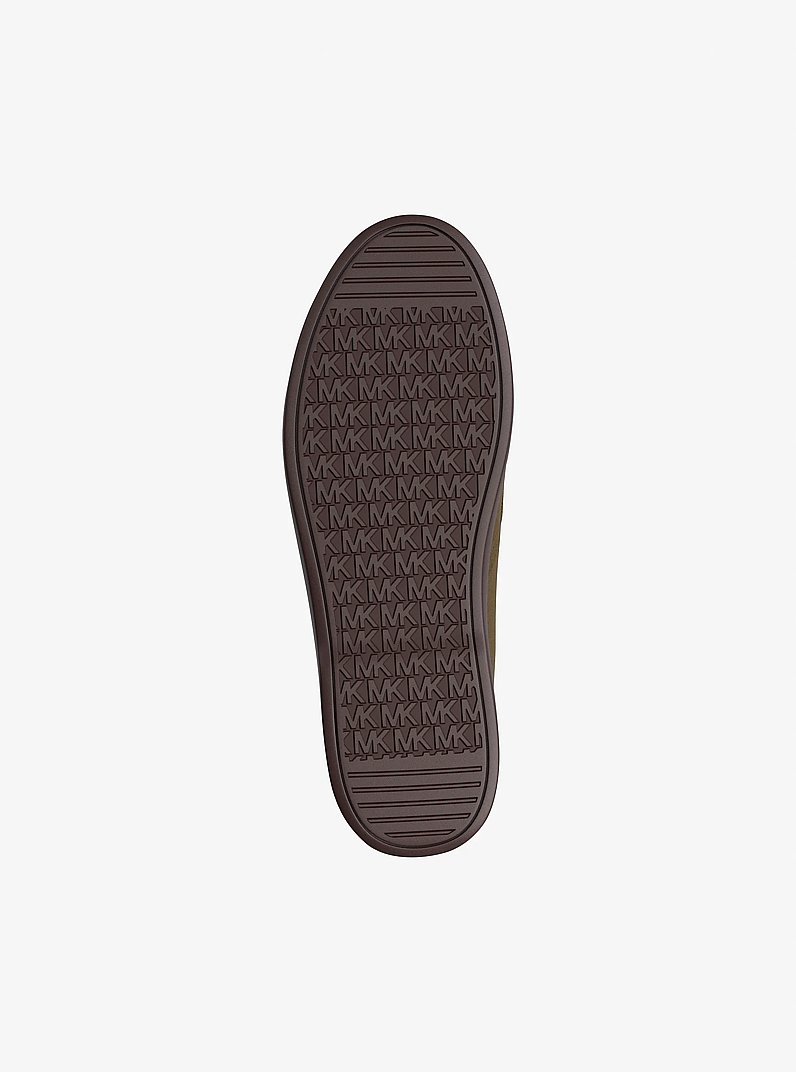 Mocas&iacute;n Wesley de gamuza in LODEN | Michael Kors