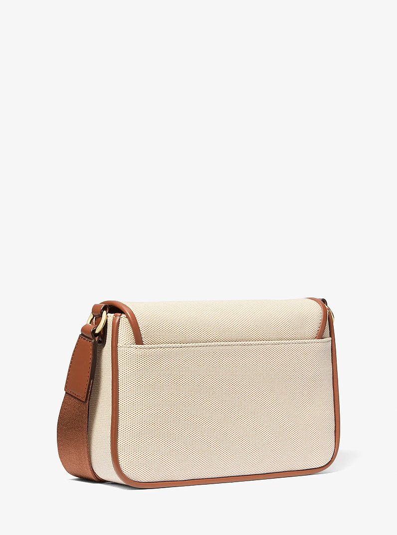 Bradshaw Medium Canvas Messenger Bag in LUGGAGE | Michael Kors