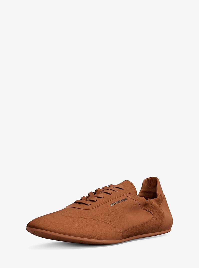 Zapatilla Archer de gamuza in LUGGAGE | Michael Kors