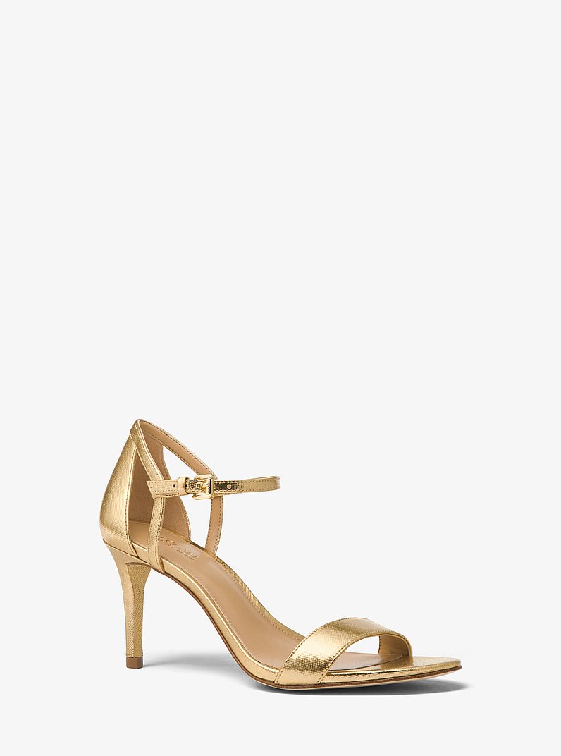 Simone Metallic Sandal in PALE GOLD | Michael Kors