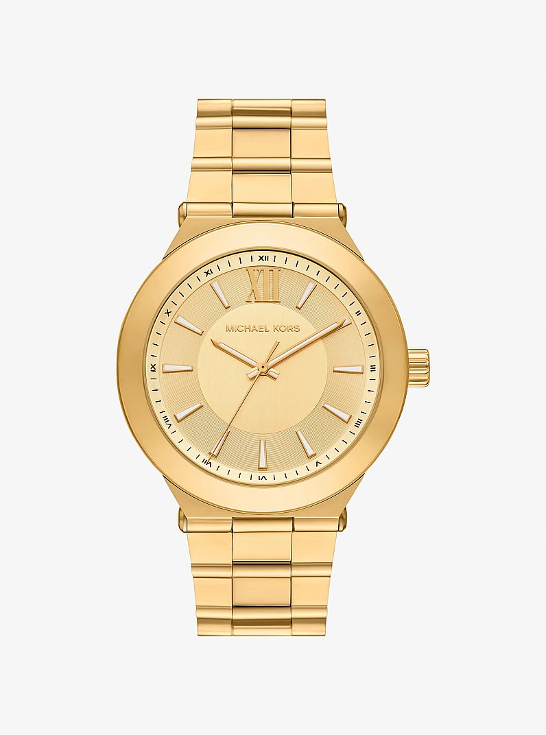 Oversized Billie Gold-Tone Watch  in GOLD | Michael Kors