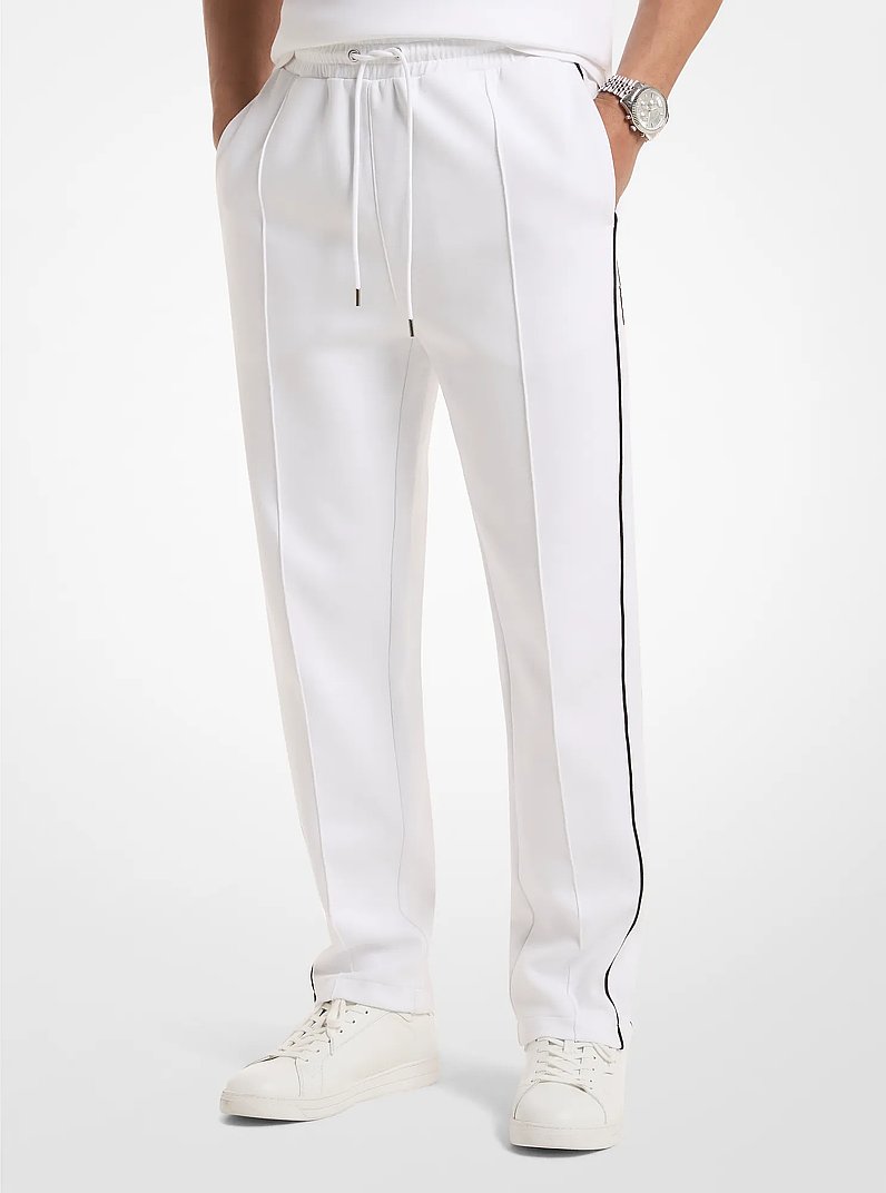 Cotton Blend Joggers in WHITE | Michael Kors