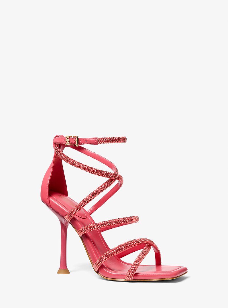 Imani Embellished Sandal in GERANIO | Michael Kors