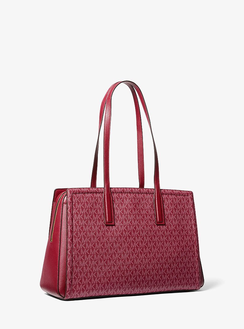 Laila Medium Signature Logo Tote Bag