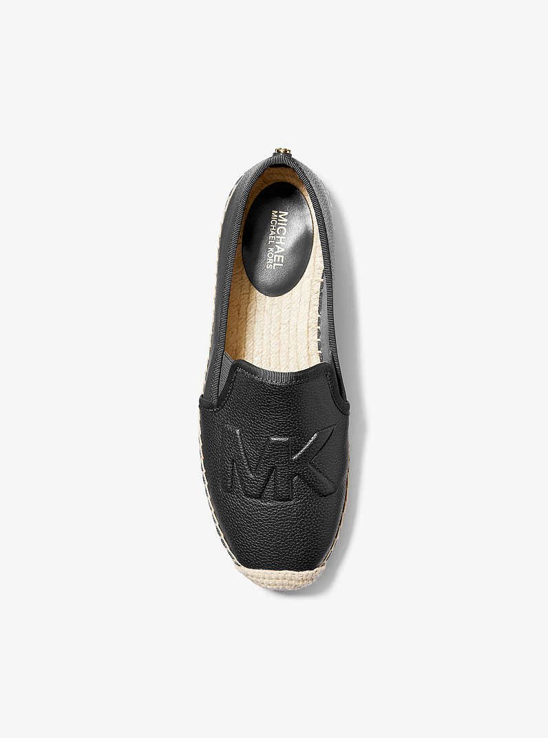 Hastings Logo Slip-On Espadrille in BLACK | Michael Kors