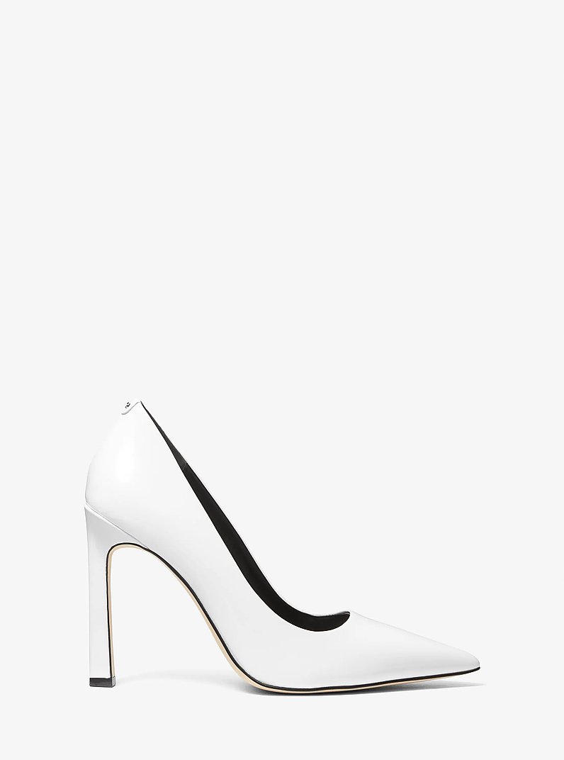 Amara Patent Leather Pump in OPTIC WHITE | Michael Kors