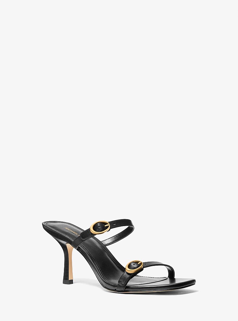 Sandalia Kya de piel in NEGRO | Michael Kors