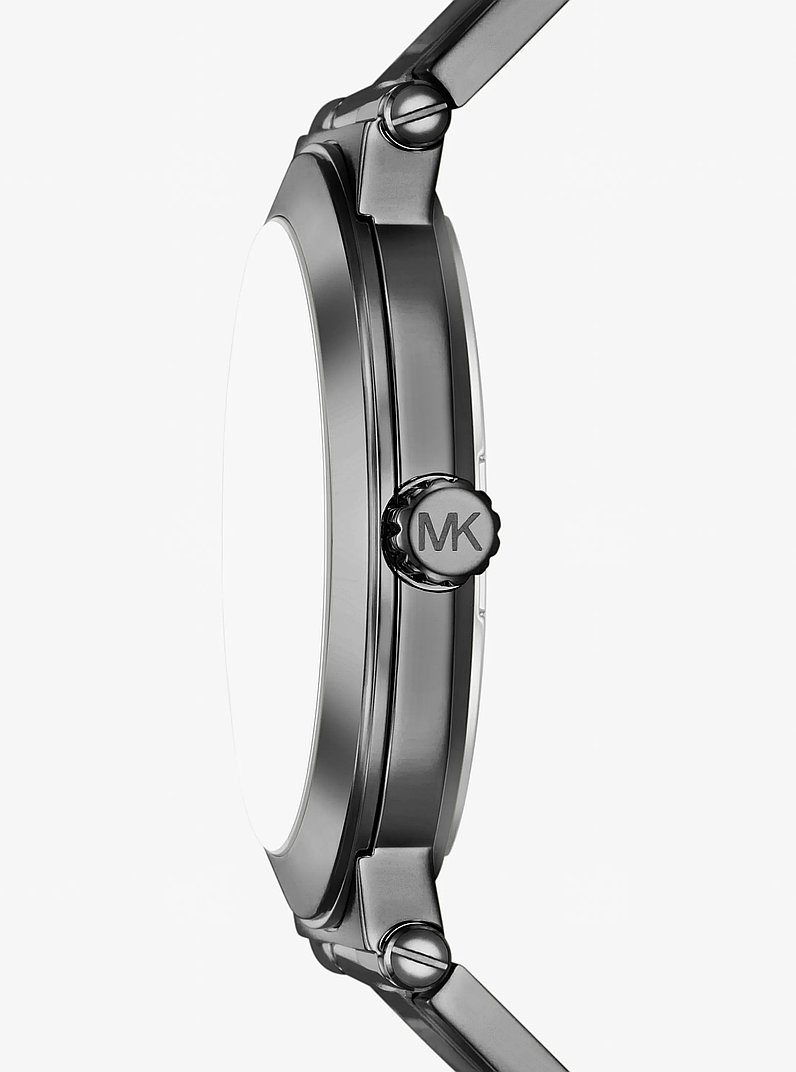 Oversized Billie Gunmetal-Tone Watch in GUNMETAL | Michael Kors