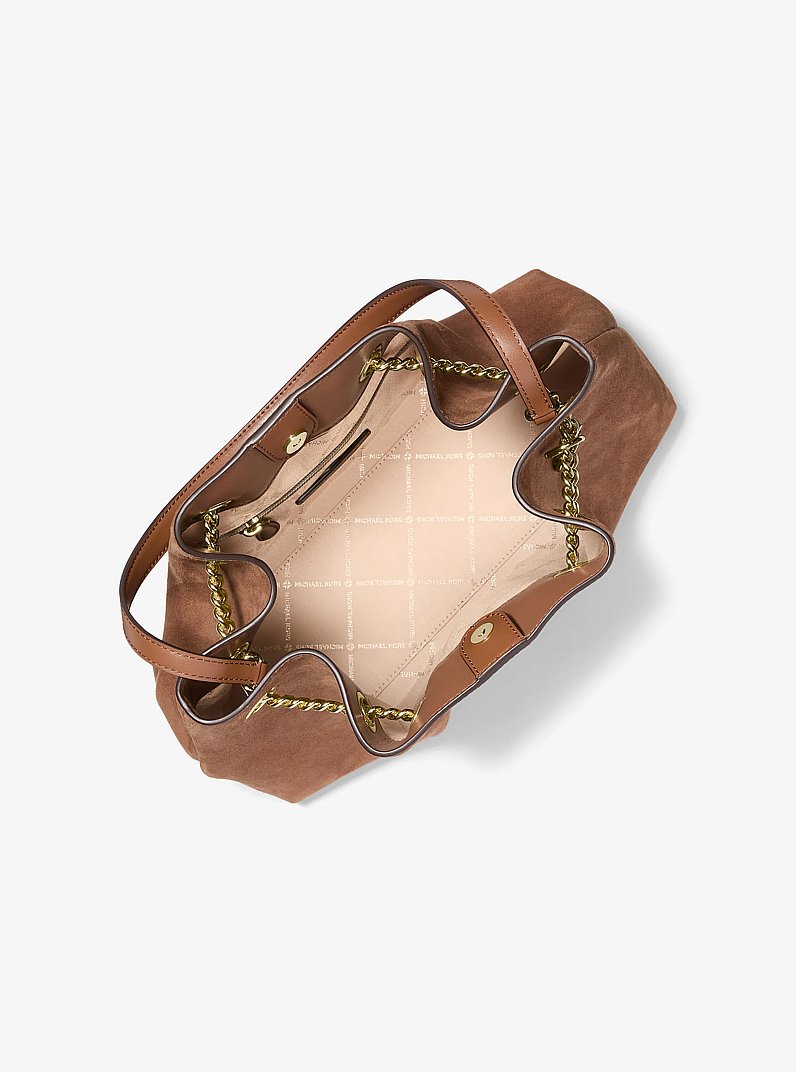 Mina Large Shoulder Bag in LUGGAGE | Michael Kors