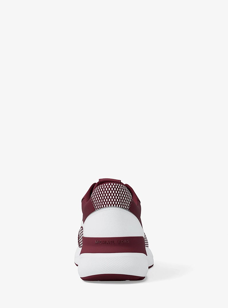 Trevor Mixed-Media Trainer in MULBERRY | Michael Kors