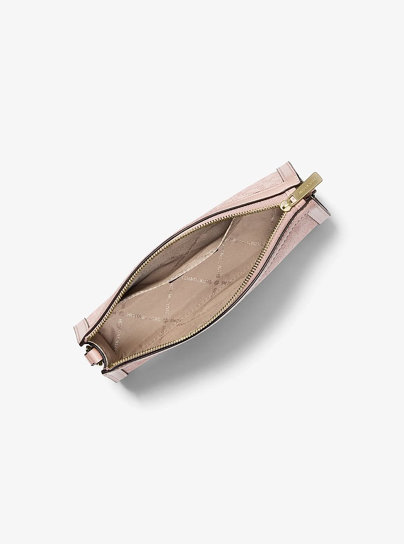 Jet Set Medium Signature Logo Crossbody Bag in BALLET | Michael Kors