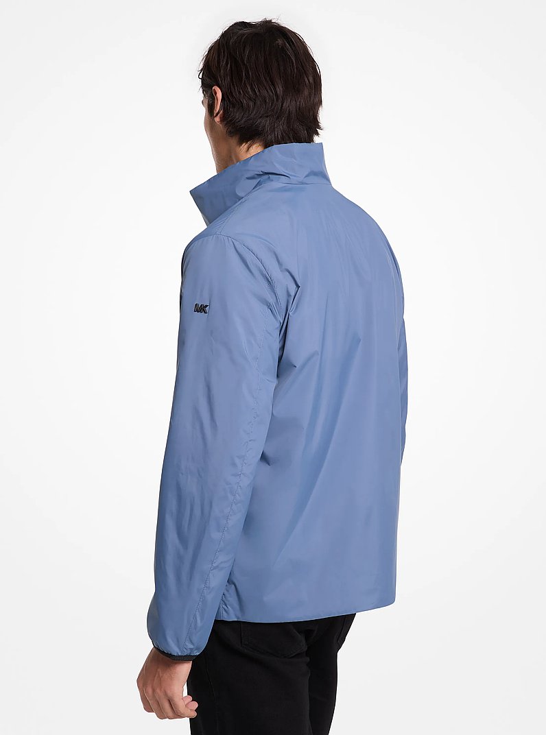 Water-Resistant Windbreaker Jacket in DK CHAMBRAY | Michael Kors