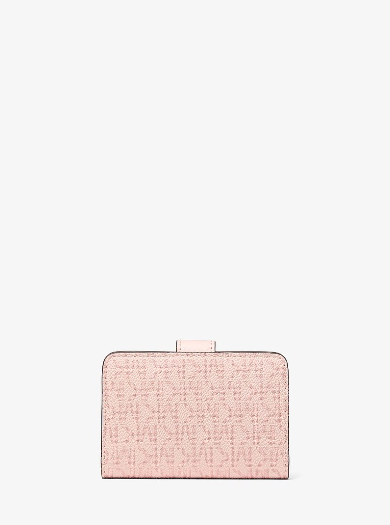 Jet Set Travel Small Signature Logo Billfold Wallet in POWDER BLUSH | Michael Kors