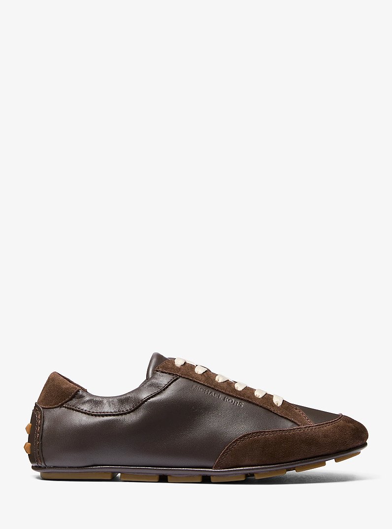 Susie Leather Trainer in CHOCOLATE | Michael Kors