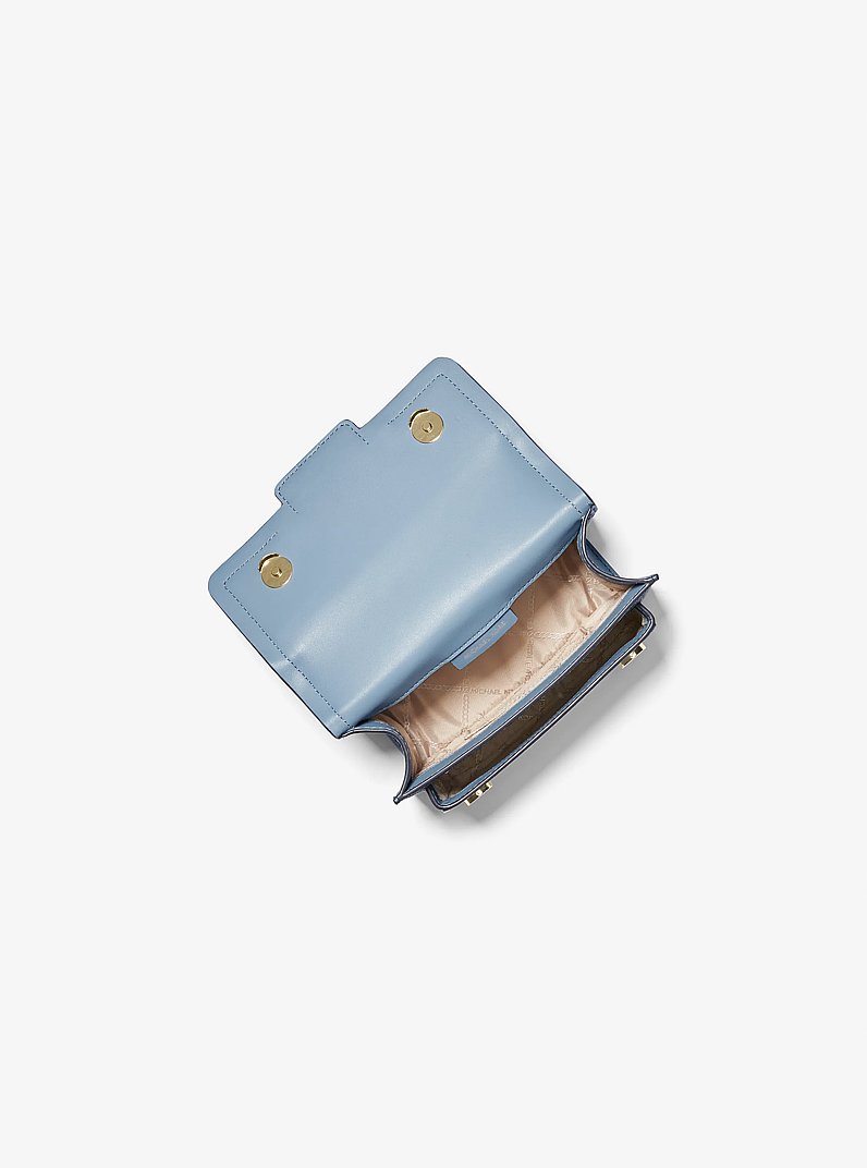 Umh&auml;ngetasche Heather Extra-Small mit Logo in BLASSBLAU | Michael Kors
