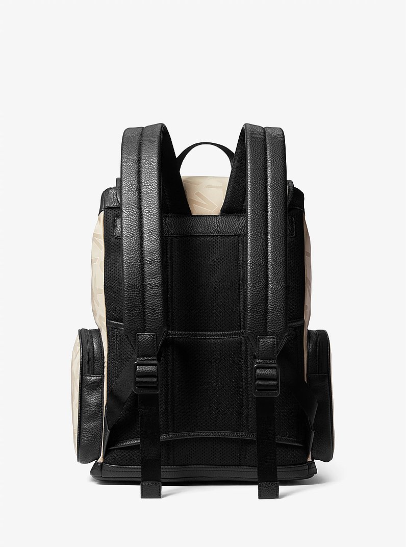 Kent Logo Jacquard Nylon Utility Backpack