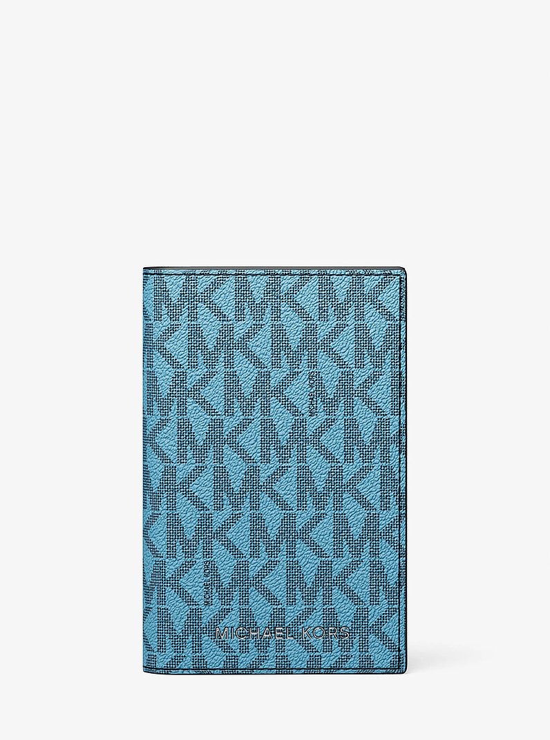 Hudson Logo Bi-Fold Card Case in IMPERIAL BLUE | Michael Kors