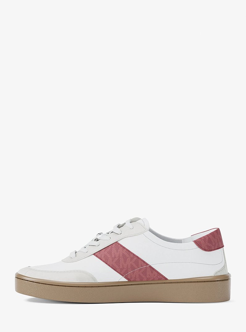 Kaycee Signature Logo Stripe Sneaker in ROSEWOOD | Michael Kors