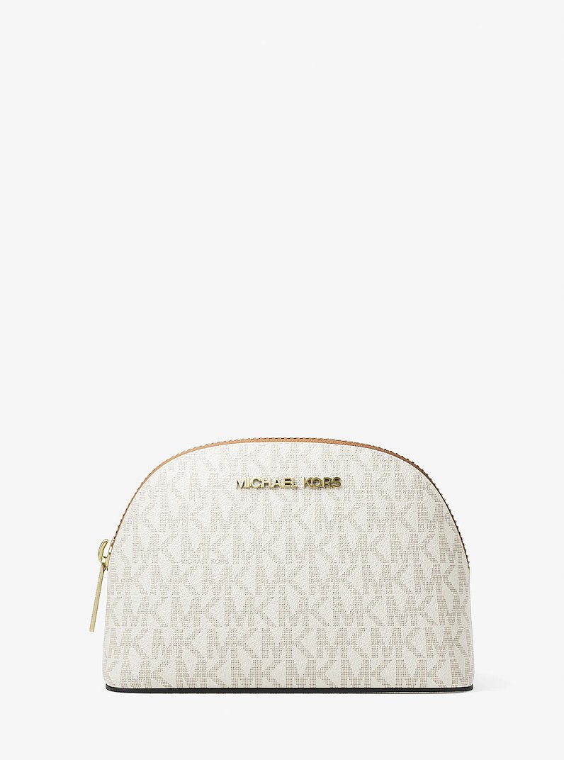 Jet Set Medium Signature Logo Travel Kit in VANILLA | Michael Kors