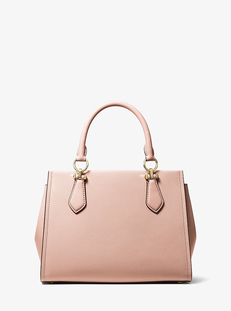 Marilyn Medium Saffiano Leather Satchel